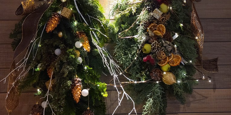 可愛動物病院のクリスマスリース2020＆2021お正月飾り