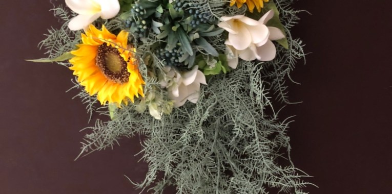 爽やかなひまわり・プルメリアリース